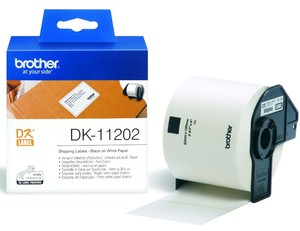 brother/兄弟DK标签色带兄弟条码打印机白底黑字 62mm*100mm