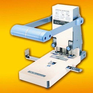 TATA打孔机单双三四孔重型加厚打洞机二孔档案文件A4纸厚层HP打孔器PB可调整孔距直立式 纸张文档打孔机