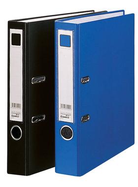 齐心A205N A206N 半包胶打孔文件夹资料夹收纳快劳夹 3寸 2寸