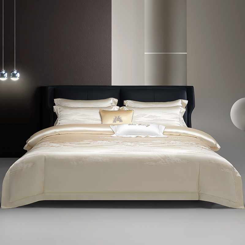 全棉纯棉140支长绒棉四件套