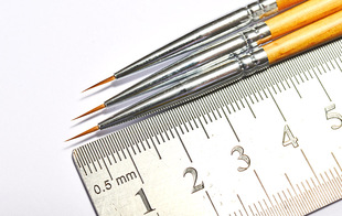 极细狼毫勾线笔 笔头1x7mm 随画稿出售 不单卖