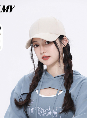 DLMY净面硬顶棒球帽时尚潮流百搭男女款显脸小大头围遮阳帽时尚
