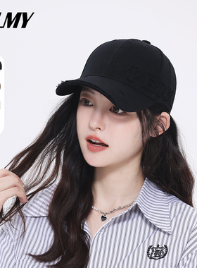 DLMY秋冬硬顶棒球帽休闲男女同款帽子韩版百搭潮流显脸小遮阳防晒