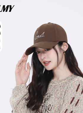DLMY新季焕活穿搭个性帽子硬顶棒球帽做旧线绣显脸小鸭舌帽韩版