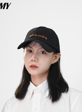 软顶棒球帽运动款时髦精标配刺绣弯檐四季鸭舌帽遮阳时尚潮流男女