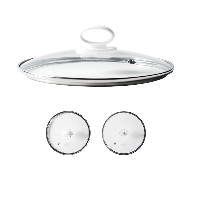 适配苏泊尔ZN26YK18电蒸锅26cm钢化玻璃盖子不锈钢蒸笼包锅盖子