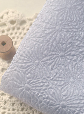 薰衣草立体浮雕雪纺汉服裙子罩衫