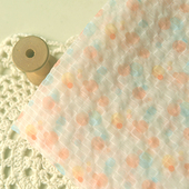 梦幻彩波点暗织格雪纺布料 发圈上衣连衣裙汉服装 窗帘围巾DIY面料