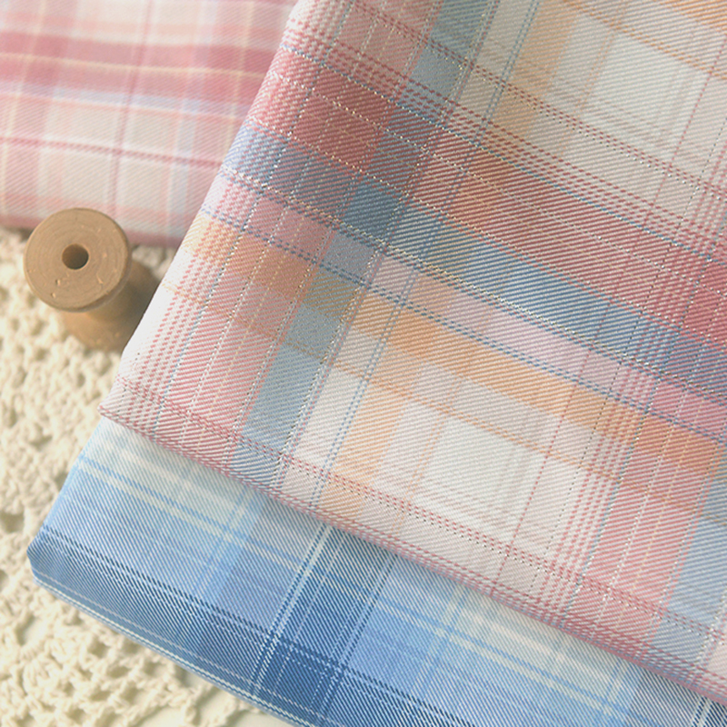 学院jk格子涤纶布日系校制服diy