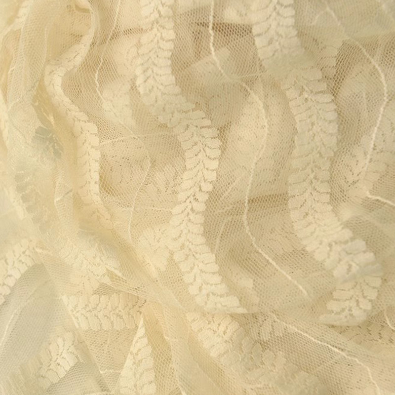 绣花网纱婚纱礼服2色波点波浪条