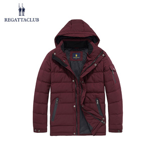 可拆卸帽子潮流羽绒服外套上衣男士 Regatta 休闲时尚 新品 Club冬季