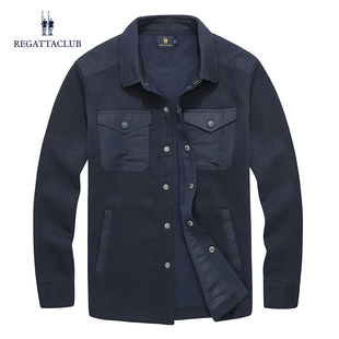 Regatta Club秋衣男外穿外套商务夹克男休闲百搭翻领设计感jack