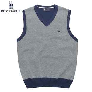 V领背心无袖 Regatta 纯棉针织衫 休闲男士 Club春季
