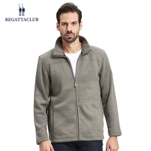 上衣拉链衫 休闲外套男立领翻领纯色长袖 卫衣百搭 Club秋季 Regatta