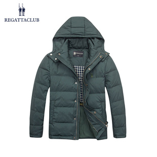 纯色羽绒服长袖 Regatta 男士 新品 可脱卸帽保暖男外套 Club冬季