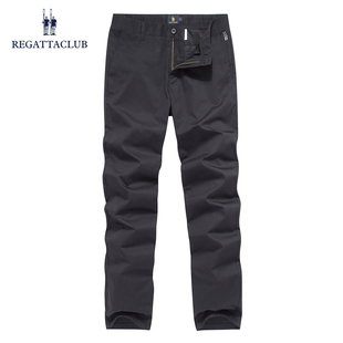 直筒舒适宽松春秋款 子男休闲长裤 Club初秋英伦风设计感裤 Regatta