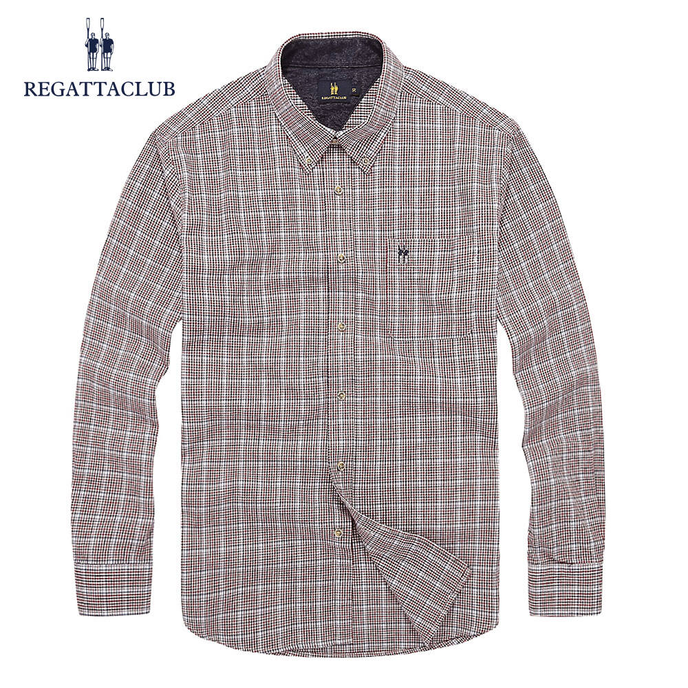 regatta棉质面料男士长袖衬衫