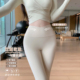 run 紧身运动长裤 新款 女高腰提臀健身裤 白色收腹V字腰瑜伽裤 Byu