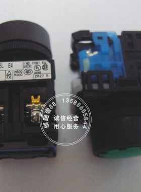 富士圆形平头带灯/带锁按钮AR22F5L-10E4G/R/W/Y/A