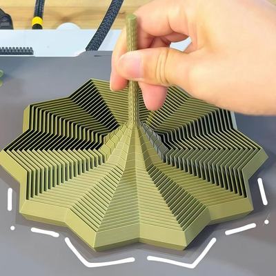 3D打印八边形手柄螺塔魔幻几何