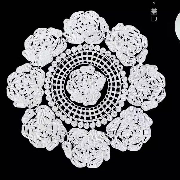 刺绣餐垫台面吸水隔热垫咖啡机茶杯花瓶底座高级感布艺餐垫小桌垫