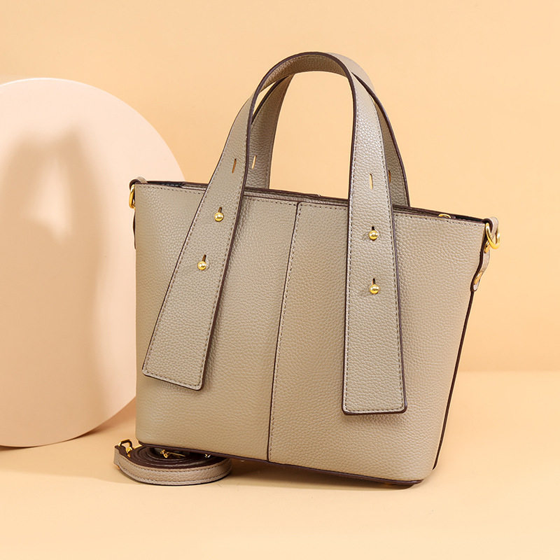 2025新款头层牛皮手提托特包包新款小众单肩斜挎时尚潮流真皮包包,箱包皮具/热销女包/男包,通用款女包,淘宝优惠券,粉丝福利购,淘宝优惠卷