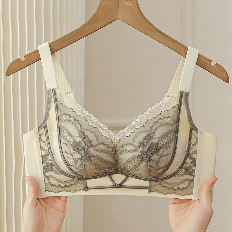 6612#金# 高品质！滑滑杯! 无侧骨无钢圈聚托文胸收副乳性感透气,女士内衣/男士内衣/家居服,少女文胸,淘宝优惠券,粉丝福利购,淘宝优惠卷