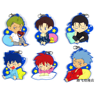 四驱兄弟橡胶挂件日单散货爆走兄弟星马烈星马豪卡罗休米周边日谷