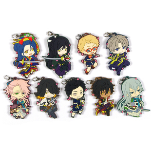 刀剑乱舞橡胶挂件日单散货博多厚藤四郎江雪宗三左文字大俱利伽罗