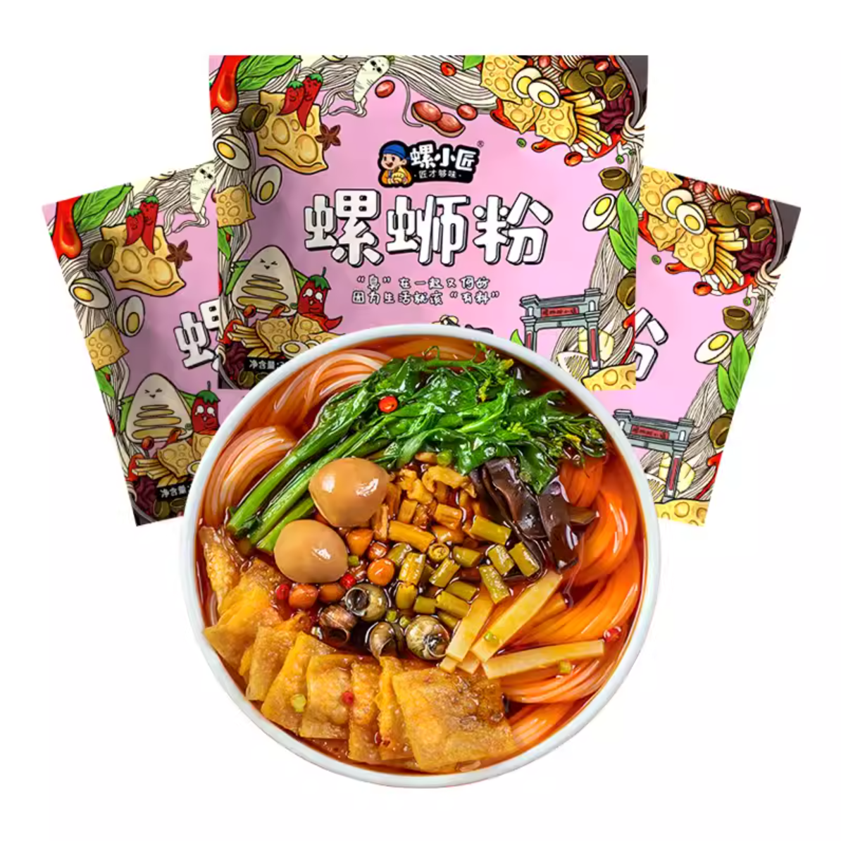 螺小匠螺蛳粉柳州正宗螺丝粉酸辣粉袋装广西速食带螺肉螺狮粉礼盒,粮油调味/速食/干货/烘焙,螺蛳粉,淘宝优惠券,粉丝福利购,淘宝优惠卷