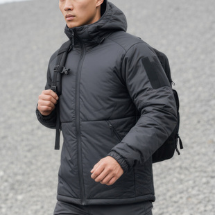 军迷隐忍DC战术棉服男冬户外3M新雪丽防寒服加厚美式迷彩棉衣外套