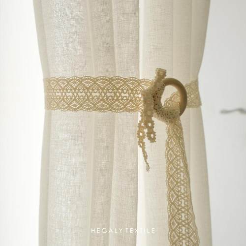 浪漫蕾丝窗帘门帘绑带束带装饰扣