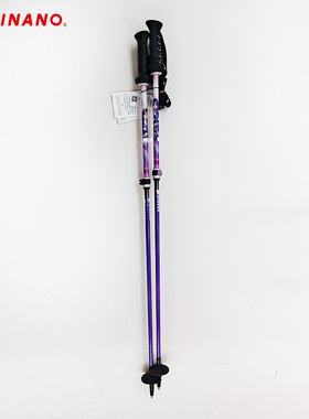 日本SINANO滑雪杖伸缩杖人气动漫外锁扣系列2526新款户外滑雪运动