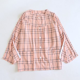 透析专用衣服女纯棉袖子开口拉链秋衣picc置管上衣肩膀术后病人服