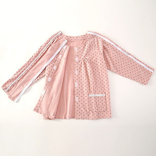 乳腺放疗专用衣服女秋冬病号服双肩全开输液上衣纯棉胳膊受伤睡衣