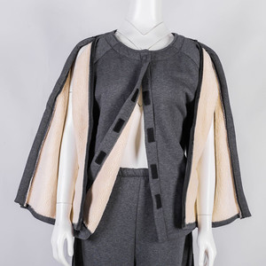 手臂拉链上衣加厚透析衣服伤员服