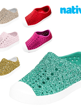 【断码大促】Native Jefferson儿童洞洞鞋 男女童沙滩宝宝凉鞋