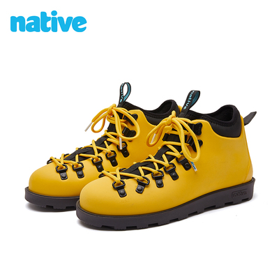 NATIVE秋冬防水易拆卸加绒马丁靴