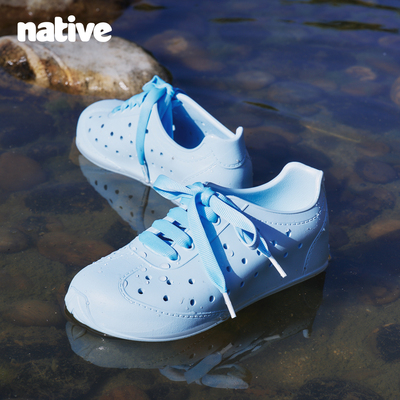 native春夏新品 洞洞鞋EVA德训鞋户外透气一脚蹬男女款凉鞋