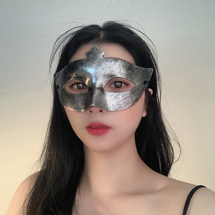 派对舞会古风面具罗马斗士半脸古装剧面罩成人假面直播道具万圣节