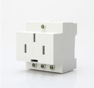 正品正泰三相四线四孔25A插座四插380V 导轨安装AC30