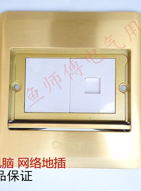 正泰正品防水网络地插 电脑 网线地插 插座地板插 五类六类