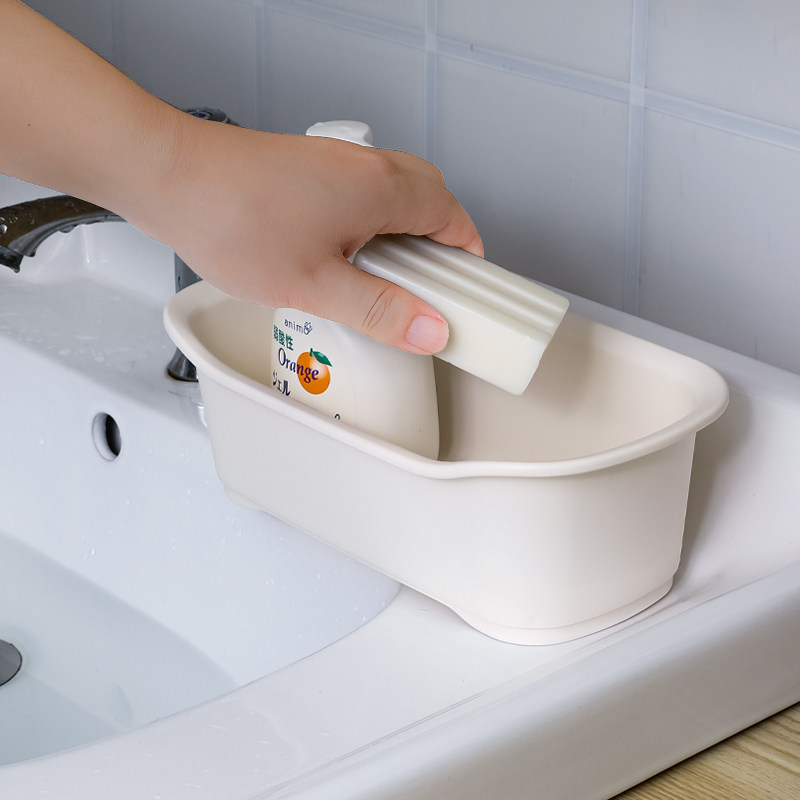 日本进口洗漱用品收纳篮浴室沥水清洁皂沐浴露收纳盒洗手台置物架,家庭/个人清洁工具,浴室角架/置物架,淘宝优惠券,粉丝福利购,淘宝优惠卷