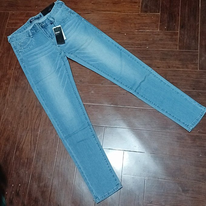 长腿性感纯棉修身舒适女士弹力中低腰修身小脚牛仔裤长裤女2022秋