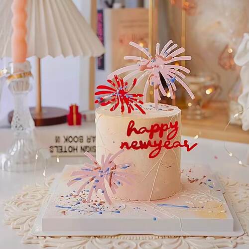 韩国ins小熊生日蜡烛蛋糕装饰