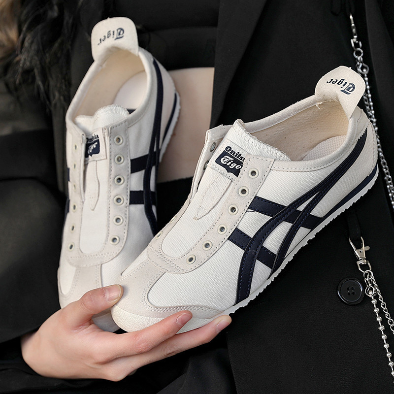 Onitsuka Tiger鬼塚虎 一脚蹬懒人鞋男女休闲帆布鞋 1183A360-205
