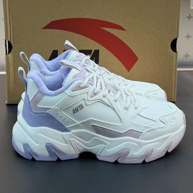 安踏磐石丨加绒加厚保暖棉鞋女冬季新款软底舒适休闲鞋122548952,运动鞋new,运动休闲鞋,淘宝优惠券,粉丝福利购,淘宝优惠卷