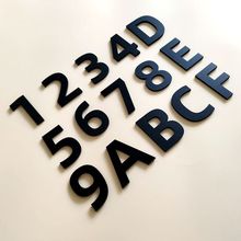 水晶字定做门牌号家用号码牌数字贴亚克力定制3d立体形象墙编号贴