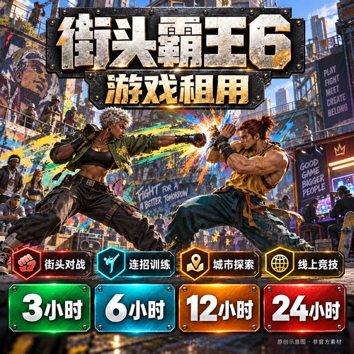 steam游戏 Street Fighter 6 街头霸王 账号出租一人一号账密直登