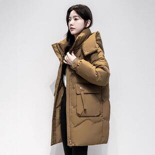 正品羽绒女装中款冬新52-8811韩款版加厚爆款长时服尚保暖外套潮